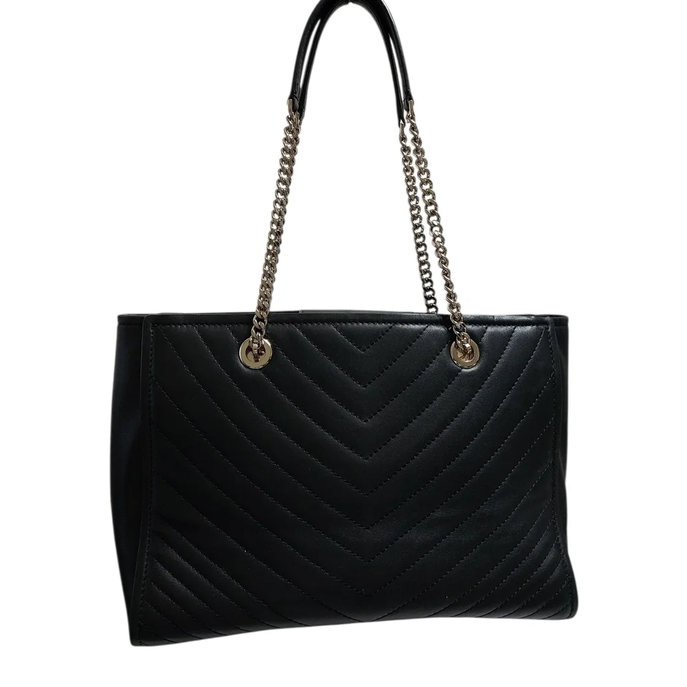 kate spade Amelia Black Quilted Tote Bag